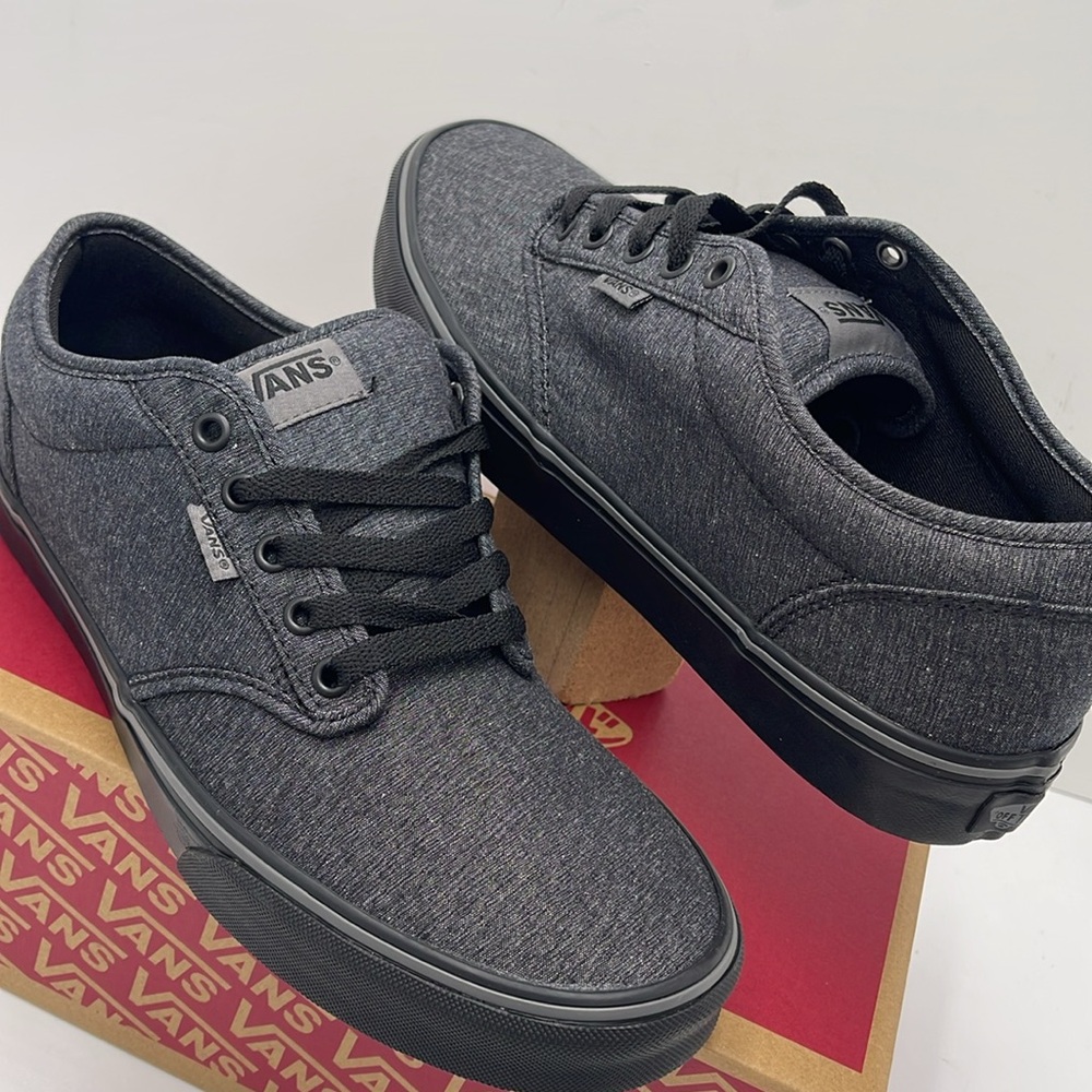 Vans WMNS Low-Top Sneakers Canvas Upper Atwood
(Varsity Textile) Black/Pewter - Picture 11 of 16